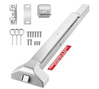 VEVOR, barra antipánico de acero inoxidable de 1045 mm, para puertas de salida comerciales. Kit de salida de emergencia con manija exterior y 6 llaves, compatible con puertas de madera o metal de 1045