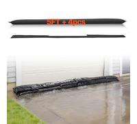VEVOR Barrera Antiinundación Activada por Agua, Paquete de 4 Bolsas de 153 x 21 cm, Barrera Se Expende hasta 76,20-101,6 mm, Dispositivo de Protección para Puertas, Sótanos, Garajes y Hogares
