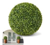 VEVOR Bola Topiaria Artificial de Boj para Exterior, Semiesfera, Aspecto Natural, para Decoración de Interior y Exterior, Porche, Patio, Jardín, Balcón, Patio Trasero, Verde, 584 x 584 x 584 mm