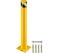 VEVOR, bolardos de seguridad para estacionamiento de 91,4 cm, postes para barreras de estacionamiento de 20 x 20 cm, postes de barrera para estacionamiento, tubos para vías de tráfico, barras. Adecuad