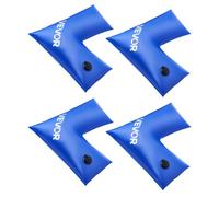 VEVOR Bolsa de Agua para Esquina de Piscina, 4 Piezas, Bolsa de Tubo para Esquinas de PVC 57 x 56,5 cm, 0,4 mm de Grosor con Tapón de Rosca Antifugas para Cubierta de Piscina Enterrada, Azul