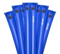 VEVOR Bolsas de Agua para Cubiertas de Piscina, 5 Piezas, 300 x 30 cm Bolsa de Tubos de Peso de Doble Cámara PVC con Tapón de Rosca Hermético para Cubierta de Piscina Enterrada de Invierno, Azul