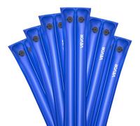 VEVOR Bolsas de Agua para Cubiertas de Piscina, 6 Piezas, 238 x 30 cm Bolsa de Tubos de Peso de Doble Cámara PVC con Tapón de Rosca Hermético para Cubierta de Piscina Enterrada de Invierno, Azul