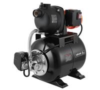 VEVOR Bomba para Pozos Poco Profundos 1,1 HP, Bomba de Agua de Trasvase 5000 LPH, con Tanque de Presión 19 L, Plástico, Sistema Automático de Transferencia de Agua, 1,4-2,8 bar, para Jardín, Césped