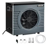 VEVOR Bomba de Calor para Piscina Elevada 4,92 kW 2,3 GPM 0,3-0,5 MPa, Calentador Eléctrico de Piscina de 10 a 18 m³, Bajo Nivel de Ruido, Temperatura de Calentamiento de 15 a 40 °C, para Natación
