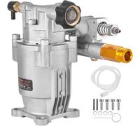 VEVOR Bomba de Hidrolavadora Horizontal con Eje de 19,05 mm 3400 PSI 2,5 GPM, Kit de Repuesto para Hidrolavadora, Compatible con Honda, Simpson, RYOBI, Briggs & Stratton, Subaru y Craftsman