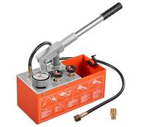 VEVOR Bomba de Prueba de Presión Hidráulica 6,06 L, Manual, Doble Válvula, Rango de prueba de 0-30 bar, con Manómetro y Tanque, Material Resistente, para Sistemas de Tuberías de Agua, Calefacción