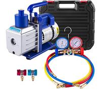 VEVOR Bomba de Vacío 4,8CFM1/3HP, para Aire Acondicionado y Coches, Mantenimiento de Automóviles, Envasado al Vacío