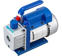 VEVOR Bomba de vacío de 2.5 CFM, 1 etapa, 1-4 HP, bomba de vacío para aire, bomba para sistemas de aire acondicionado, bomba de vacío para refrigerantes, para sistemas HVAC, 1440 RPM, bomba de vacío d