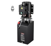 VEVOR Bomba Hidráulica 14,2 L 2,2 kW CA 220-240V para Remolques Basculantes, Unidad de Potencia Hidráulica Simple Efecto, Presión Máxima de Alivio 22 MPa, Caudal de 6,3 L/min, para Elevación de Coches