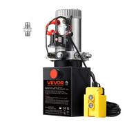 VEVOR Bomba Hidráulica DC 12 V 8 L Unidad Hidráulica de Acción Única Flujo de Aceite 3,44 L/min Presión Máxima de Descarga 22 MPa para Volquete, Plataforma Elevadora, Remolque, Elevación y Descarga