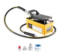 VEVOR Bomba Hidráulica Neumática de 10000 PSI Depósito de 2,3 L, Salida de Aceite NPT de 16,66 mm Entrada NPT de 13,7 mm, Bomba de Pedal Accionada por Aire para Máquinas de Reparación de Automóviles