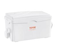 VEVOR Bomba Maceradora, 350 W, Flujo de 6000 L/h, Cabezal 7 m, Bomba Maceradora para Eliminación de Aguas Residuales con 3 Entradas de Agua para Sótano, Cocina, Fregadero, Ducha, Bañera