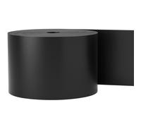 VEVOR Borde de Paisaje de 91,4 m x 25,4 cm Borde de Tablero de Cubierta Enrollado Grosor de 0,25 cm Borde Flexible para Paisajismo Borde de Patio para Césped, Jardín, Control de Malas Hierbas, Negro