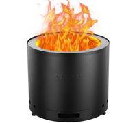 VEVOR Brasero de Leña sin Humo 490 x 390 mm Brasero con Bandeja de Ceniza Extraíble Brasero Portátil para Interiores y Exteriores de Acero Inoxidable SUS430, para Acampar en el Patio al Aire Libre
