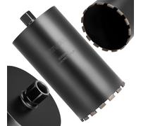 VEVOR Broca de Diamante para Perforación en Húmedo, 203 mm de Diámetro, 356 mm Profundidad de Perforación, Tecnología de Soldadura de Alta Precisión, para Hormigón Armado, Ladrillo y Mampostería