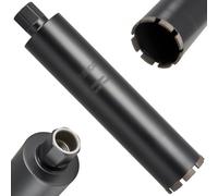 VEVOR Broca de Diamante para Perforación en Húmedo, Diámetro 89 mm, Profundidad 356 mm, Tecnología de Soldadura de Alta Precisión, para Hormigón Armado, Ladrillo y Mampostería, 412 x 89 x 89 mm