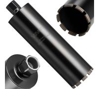 VEVOR Broca de Núcleo para Perforación en Húmedo, 114 mm Diámetro, 356 mm Profundidad, Tecnología de Soldadura de Alta Precisión, para Hormigón Armado, Ladrillo y Mampostería, 412 x 114 x 114 mm