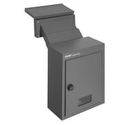 VEVOR Buzón de pared de acero resistente con cerradura de combinación de 2.8 a 7.9 pulgadas y 13 pulgadas, buzón de correo de 12.5 x 6.3 x 16.9 pulgadas, color gris oscuro