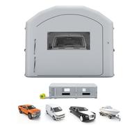 VEVOR Cabina de Pintura Inflable 12 x 5 x 4 m con Espacio para Herramientas, Cabina de Pulverización Hinchable con 2 Sopladores 950 W y 1100 W Sistema de Filtración, para Coche Camión Furgoneta, Gris