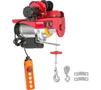 VEVOR: Cabrestante eléctrico con polipasto eléctrico, capacidad de carga de 400/800 kg, longitud de cable de 12 metros