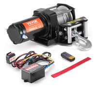 VEVOR Cabrestante Eléctrico para ATV UTV 1814.4 kg Cable de Acero Control Remoto