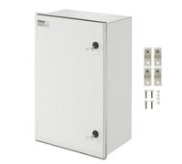 Caja de control VEVOR de acero NEMA, de 60 x 40 x 23 cm (24 x 16 x 9 pulgadas), tipo NEMA 4X, fabricada en fibra de vidrio, con protección IP66 contra el agua y el polvo. Caja de conexiones eléctrica
