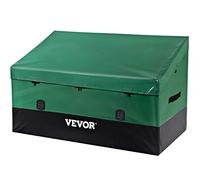 VEVOR Caja de Almacenamiento para Exteriores 150 Galones Arcón de Almacenaje para Jardín Tela Lona de PE Baúl de Almacenamiento Portátil 155 x 63 x 75 x 52 cm para Piscina Patio Jardín Garaje Verde