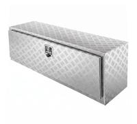 VEVOR Caja de Herramientas para Camión 121,9x43x46 cm Caja de Bastidor Inferior Caja de Almacenamiento de Aleación de Aluminio Montaje Inferior con Cerradura y Llaves para Remolques, Camionetas