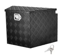 VEVOR Caja de Herramientas para Remolque Caja de Herramientas 73,7x41x45,7 cm para Remolque de Aleación de Aluminio Caja de Herramientas con Cerradura y Llave Resistente a la Intemperie para Mudanza