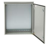 VEVOR Caja eléctrica 60 x 60 x 20 cm caja para exteriores IP66 resistente al agua y al polvo caja de conexiones con bisagras de acero al carbono laminado en frío para uso en interiores y exteriores
