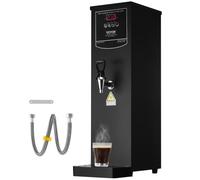 VEVOR Calentador de Agua Comercial 15 L, Dispensador Eléctrico de Agua Caliente 1500 W, 50 L por Hora, con Tubo Calefactor de Acero Inoxidable 316, para Cafeterías, Restaurantes, Hoteles, Oficinas