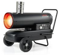 VEVOR, Calentador indirecto de 20kW, soplador de calefacción diésel de 38L, calefactor de petróleo, ideal para talleres, garajes, almacenes y obras, con control de termostato, filtro de doble combusti