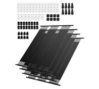 VEVOR Calentador Solar para Piscinas Sistema de Calefacción para Piscina de HDPE Panel Solar Universal Aumenta la Temperatura del Agua para Piscinas Elevadas y Enterradas 4 Piezas 1235 x 3100 mm