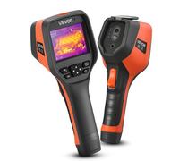 VEVOR Cámara Térmica de Mano con Resolución IR de 256 x 192, Cámara Termográfica Portátil con Cámara Visual de 2 MP, Frecuencia de Actualización de 25 Hz, Rango de Temperatura de -20 °C a 550 °C