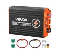 VEVOR Cargador de Batería CC a CC con MPPT, 650 W, Cargador de Batería Integrado de 50 A, Entrada Dual para Panel Solar/Alternador, para Baterías de Plomo-ácido LiFePO4, 12 V/24 V - 12 V/24 V