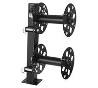 VEVOR: Carrete doble para cables de soldadura, con dos tambores para cables de soldadura de 38,1 metros y 70 mm² o de 45,7 metros y 50 mm². Rodillo manual de acero para cables de soldadura doble, con