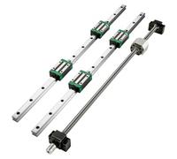 VEVOR Carril de Guía Lineal Guías Lineales HGR20-1700mm Recorrido Carril de Deslizamiento Lineal para Kit CNC Adecuado para Equipos Automáticos Equipos de Medición de Precisión