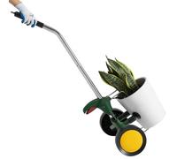 VEVOR Carrito de Transporte para macetas con Asa de Agarre Ajustable Capacidad Máxima de 65 kg Transportador de Macetas 550 x 370 x 1180 mm con Ventosa y Cierre de Seguridad para Interior, Exterior