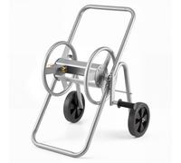 VEVOR Carro Carrete Manguera, Manguera Agua 5/8" Capacidad 53m (Manguera No Incluida), Herramientas Móviles con Ruedas, Plantación Exterior Acero Recubierto en Polvo para Jardín, Patio, Césped