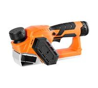 VEVOR Cepilladora Inalámbrica, Velocidad 14500 RPM, con Batería de Litio de 2 Ah y 12 V, Motor sin Escobillas, Profundidad de Corte Ajustable, 2 Cuchillas, para Carpintería con Biselado de Madera