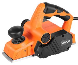 VEVOR, cepillo eléctrico, 82 mm de ancho de corte, 900 W, 14500 RPM, cepillo manual para madera, con profundidad de corte ajustable, 2 cuchillas, para trabajos de carpintería, corte de madera, proyect