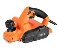 VEVOR, cepillo eléctrico de 82 mm de ancho de corte, 650 W, 16800 RPM, cepillo manual para madera, con profundidad de corte ajustable, 2 cuchillas, para trabajos de carpintería, entintado de madera, p