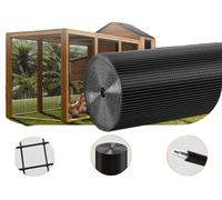 VEVOR, cerca de alambre galvanizado, 1220 x 30480 mm, calibre 19. Rollo de cerca de alambre galvanizado, con revestimiento de vinilo, ideal para barreras de gallineros, cercas para conejos y serpiente