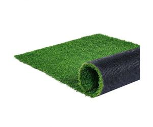 VEVOR Césped Artificial 183x305 cm Felpudo Falso de 35 mm Decoración de Césped para Patio Fácil de Limpiar con Orificios de Drenaje para Alfombras Multiusos para Entrada del Hogar Exterior Interior