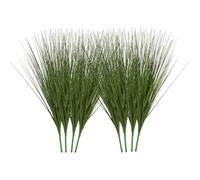 VEVOR Césped Artificial, 686 mm, Arbustos Verdes Artificiales, PVC Premium para Hogar, Jardín, Oficina, Decoración de Habitaciones, Inauguración de la Casa, 8 Piezas, Verde, 686 x 100 x 100 mm