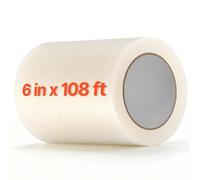 VEVOR Cinta de Reparación para Lámina de Plástico de PE 0,15 x 32 m 0,15 mm | Parche Transparente para Cubiertas de Túnel de Invernadero, Tiendas de Campaña, a Prueba de Sol y Agua, Pegamento Fuerte
