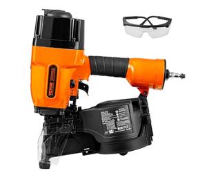 VEVOR Clavadora Neumática para Marcos de Bobinas MCN90, 45 a 90 mm con Ajuste de Profundidad sin Herramientas, 90-120 PSI para Marcos, Pisos de Pared y Ensamblaje de Paredes, 376 x 360 x 130 mm
