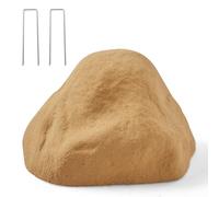 VEVOR Cobertor Artificial para Exteriores, Aspecto de Piedra Realista, Rocas Artificiales de Poliresina para Paisajismo, Decoración para Jardín, Color Arena, 413 x 395 x 255 mm, Tipo de Hueco