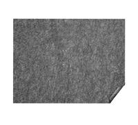 VEVOR Cojín para Alfombra Cojín Protector de Suelo, 275 x 366 cm 6 mm de Espesor, Fieltro de Poliéster, Gris, Área de Cobertura de 10-11 ㎡ Protección del Suelo Cómodo para Dormitorio, Sala de Estar